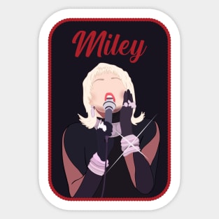 Plastic Hearts Miley Cyrus Sticker